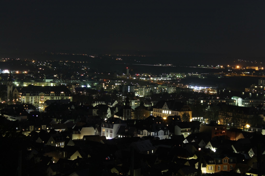 Nacht über Bad Nauheim