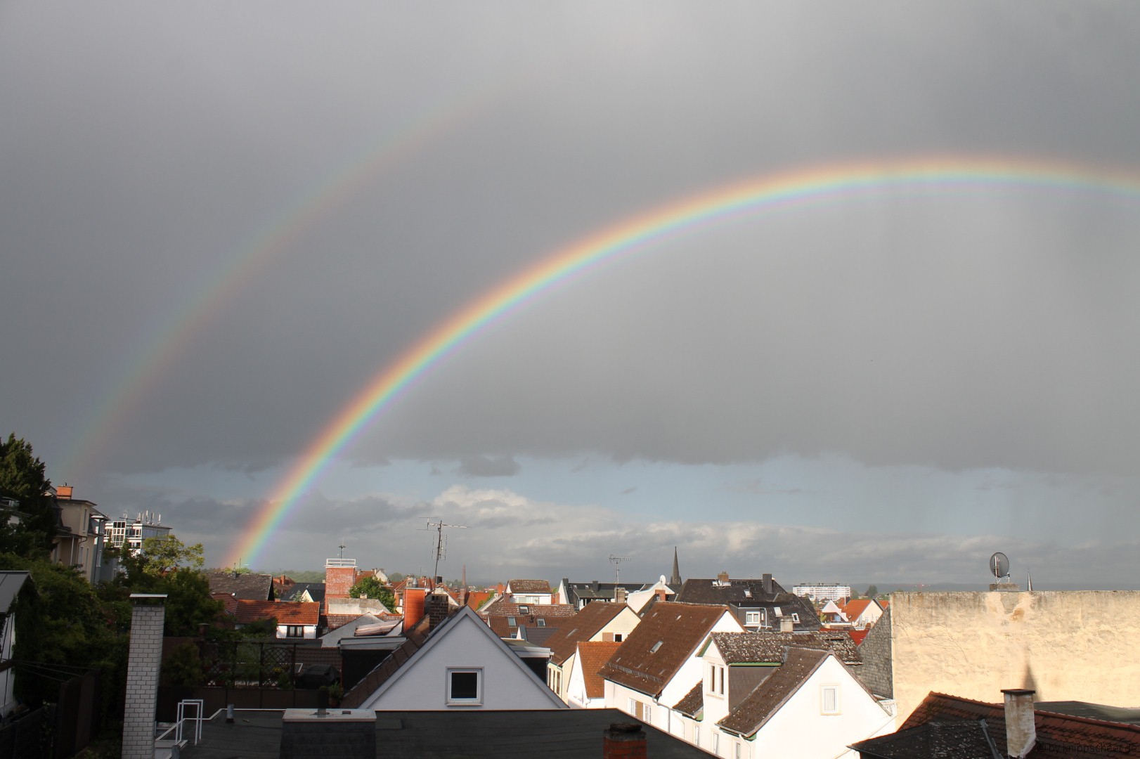 Regenbogen über Bad Nauheim