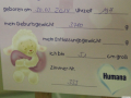 Geburtsschild